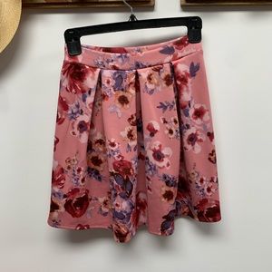 Floral Skater Skirt